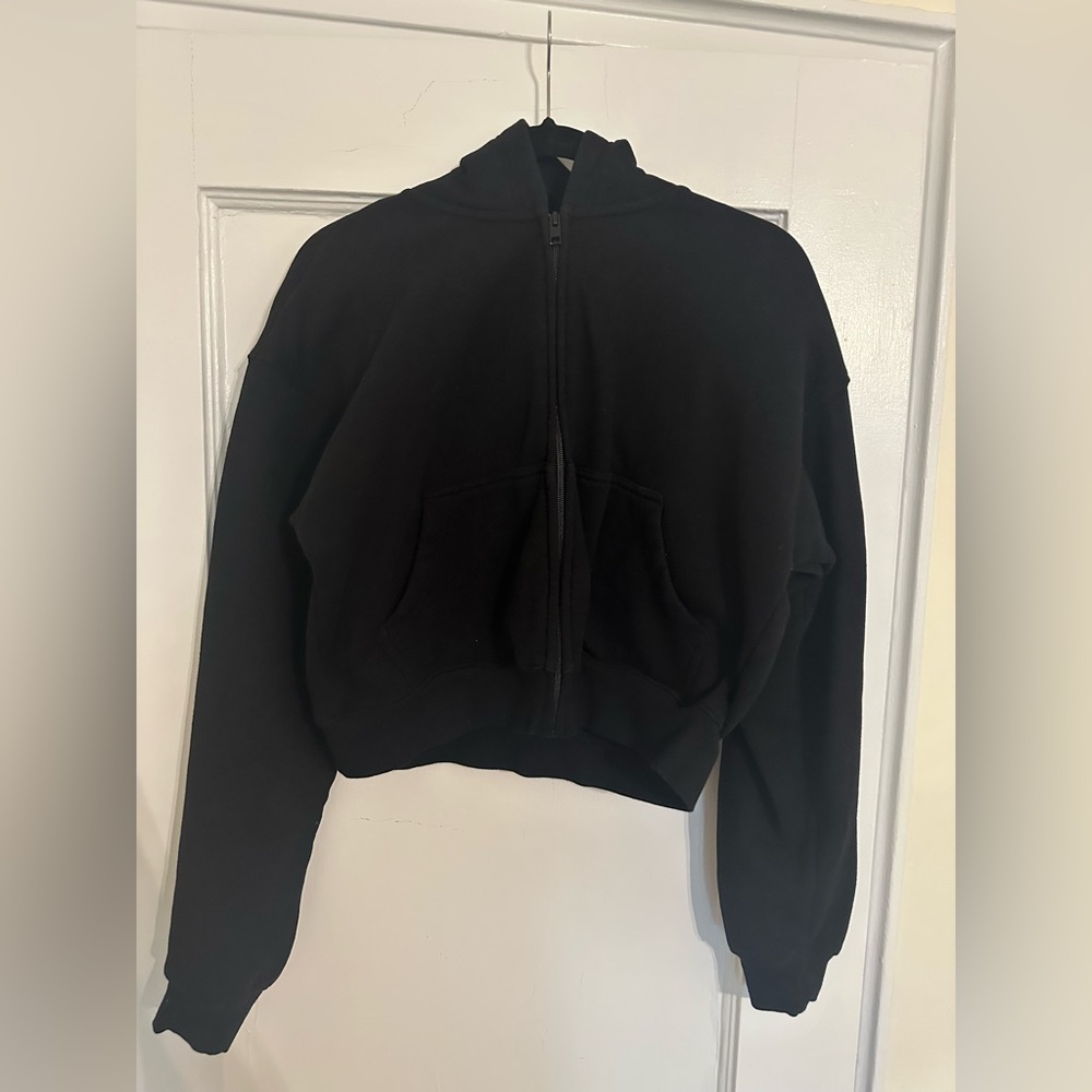 Aritzia TNA Cozy Fleece Boyfriend Zip Hoodie M